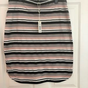 Max Studio Striped Skirt